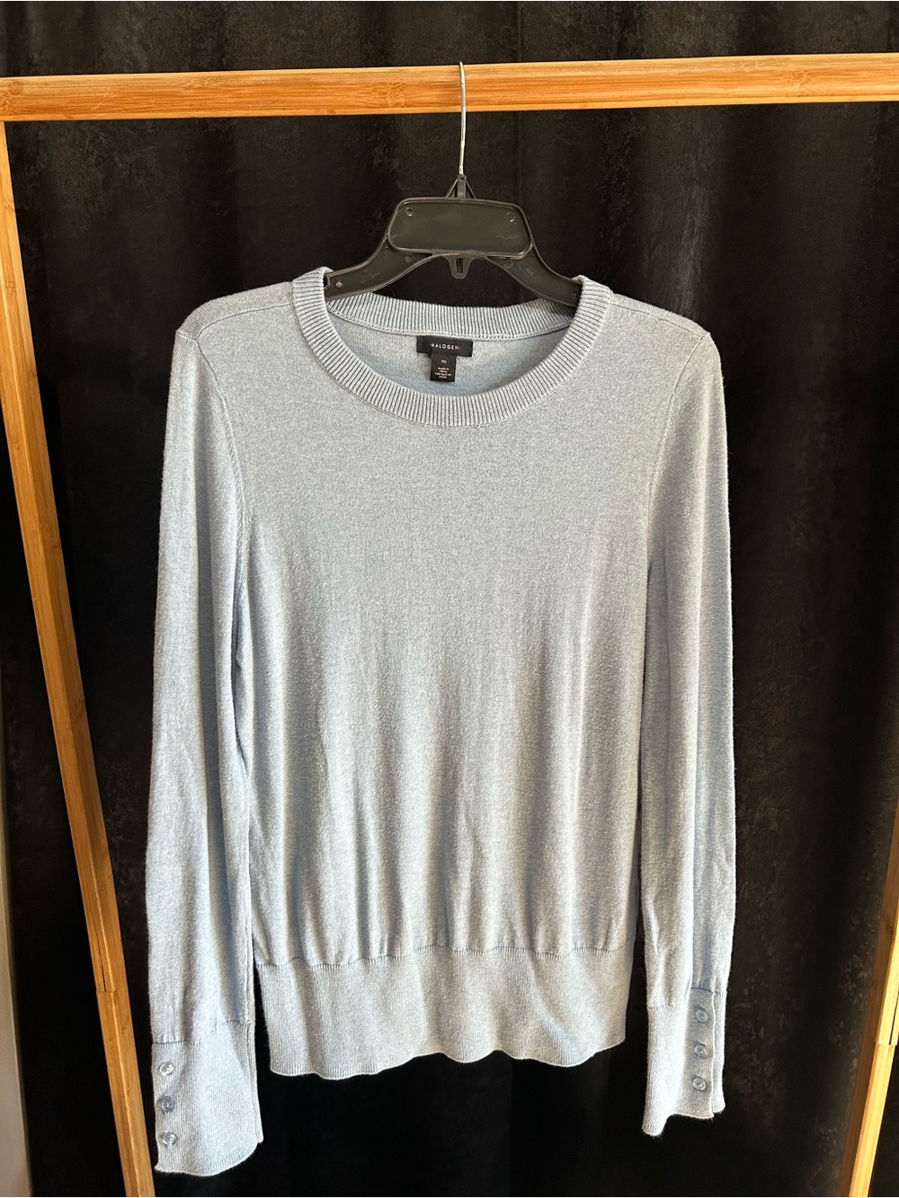 Halogen Light Blue Women’s Crewneck Sweater
